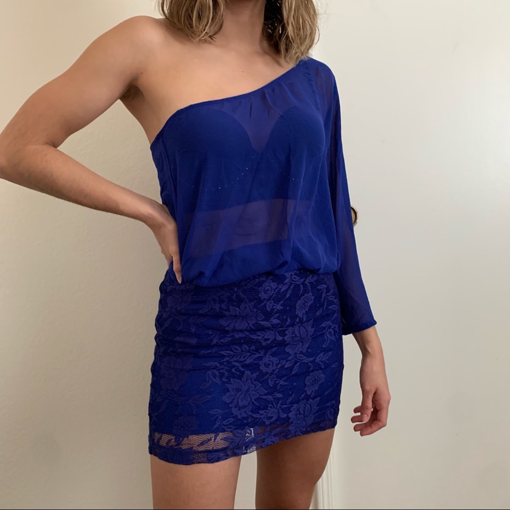 Zara One Shoulder Dress
